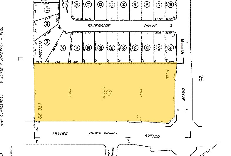 2651-2675 Irvine Ave, Costa Mesa, CA à louer - Plan cadastral – Image 2 sur 44