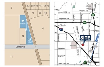 501 E Cerritos Ave, Anaheim, CA à louer Plan de site– Image 1 sur 1