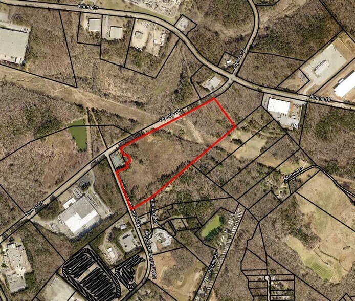 Olympic Dr & Hancock Industrial Way, Athens, GA à vendre - Aérien – Image 1 sur 4