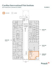 2611 Forest Dr, Columbia, SC à louer Plan d’étage– Image 1 sur 1
