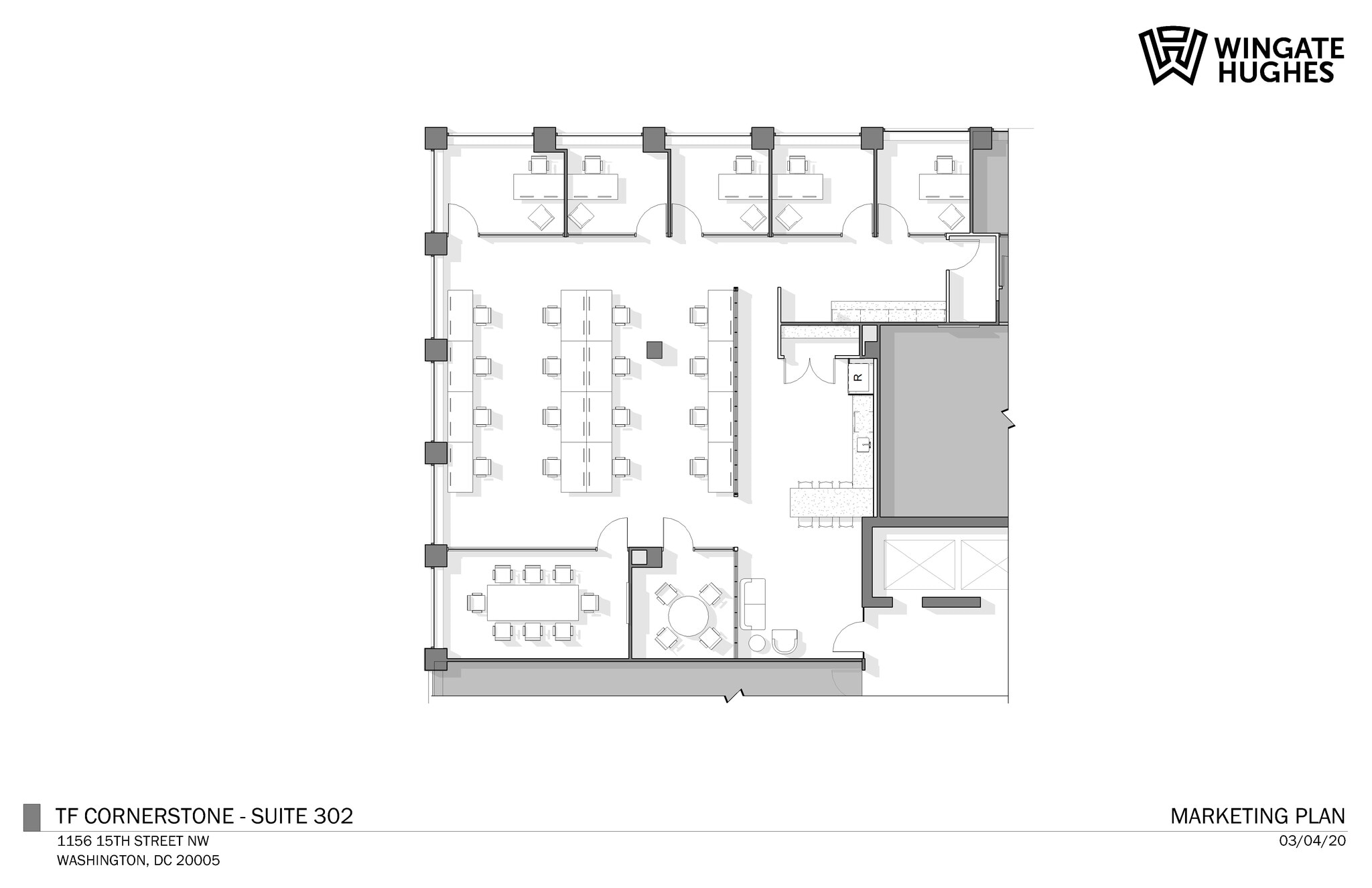 1156 15th St NW, Washington, DC à louer Plan d’étage– Image 1 sur 1