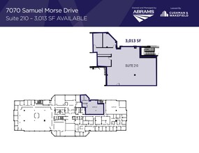 7070 Samuel Morse Dr, Columbia, MD à louer Plan d’étage– Image 1 sur 1