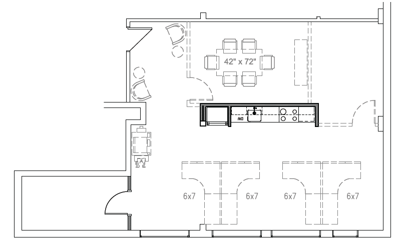 1816 Walnut St, Kansas City, MO à louer Plan d’étage– Image 1 sur 1