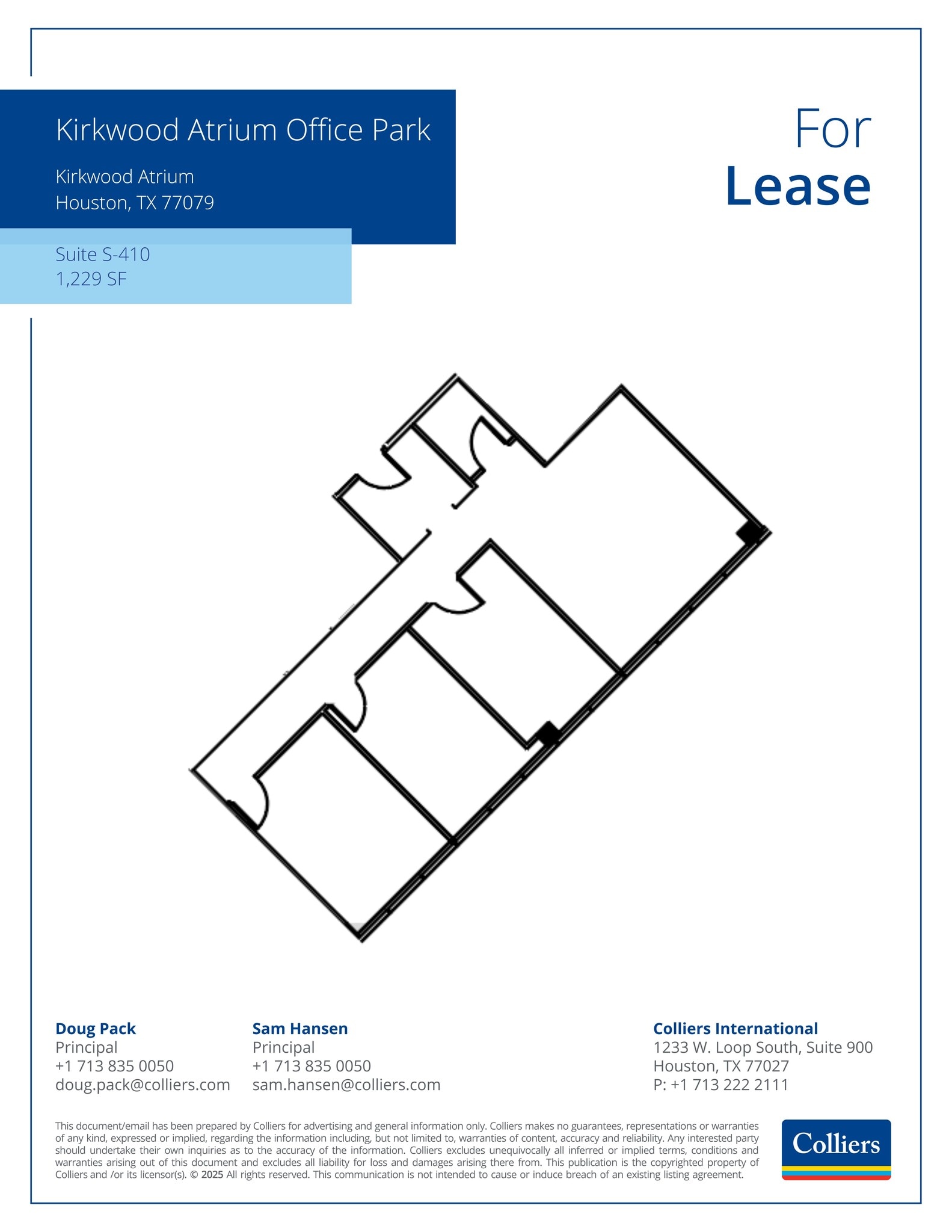11777 Katy Fwy, Houston, TX à louer Plan de site– Image 1 sur 2