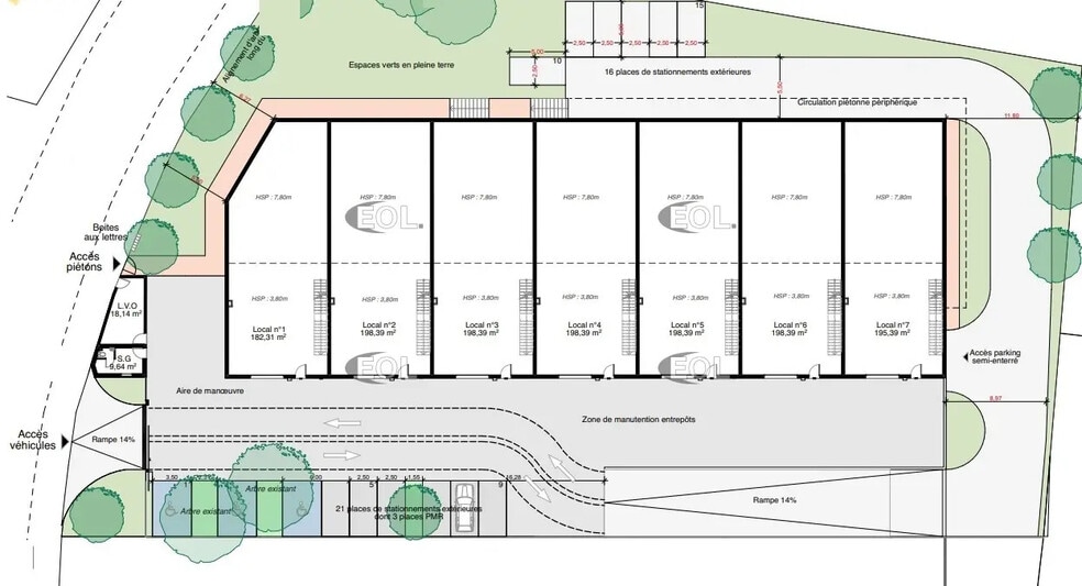 Local d'activités dans Port-de-Bouc à vendre - Plan d’étage – Image 3 sur 4