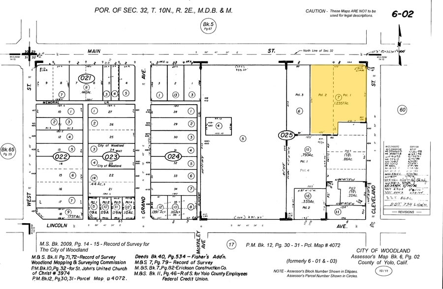 186 Main St, Woodland, CA à vendre - Plan cadastral – Image 2 sur 12