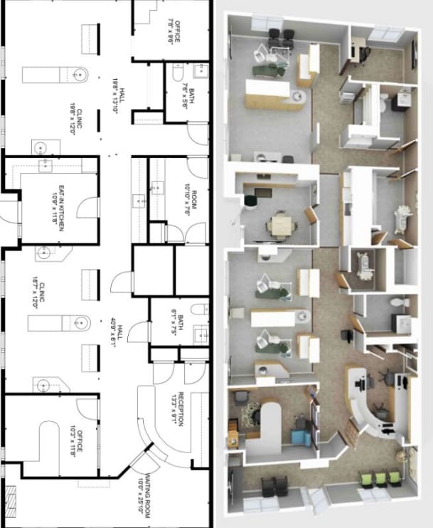 1655 Wake Dr, Wake Forest, NC à louer Plan d’étage– Image 1 sur 2