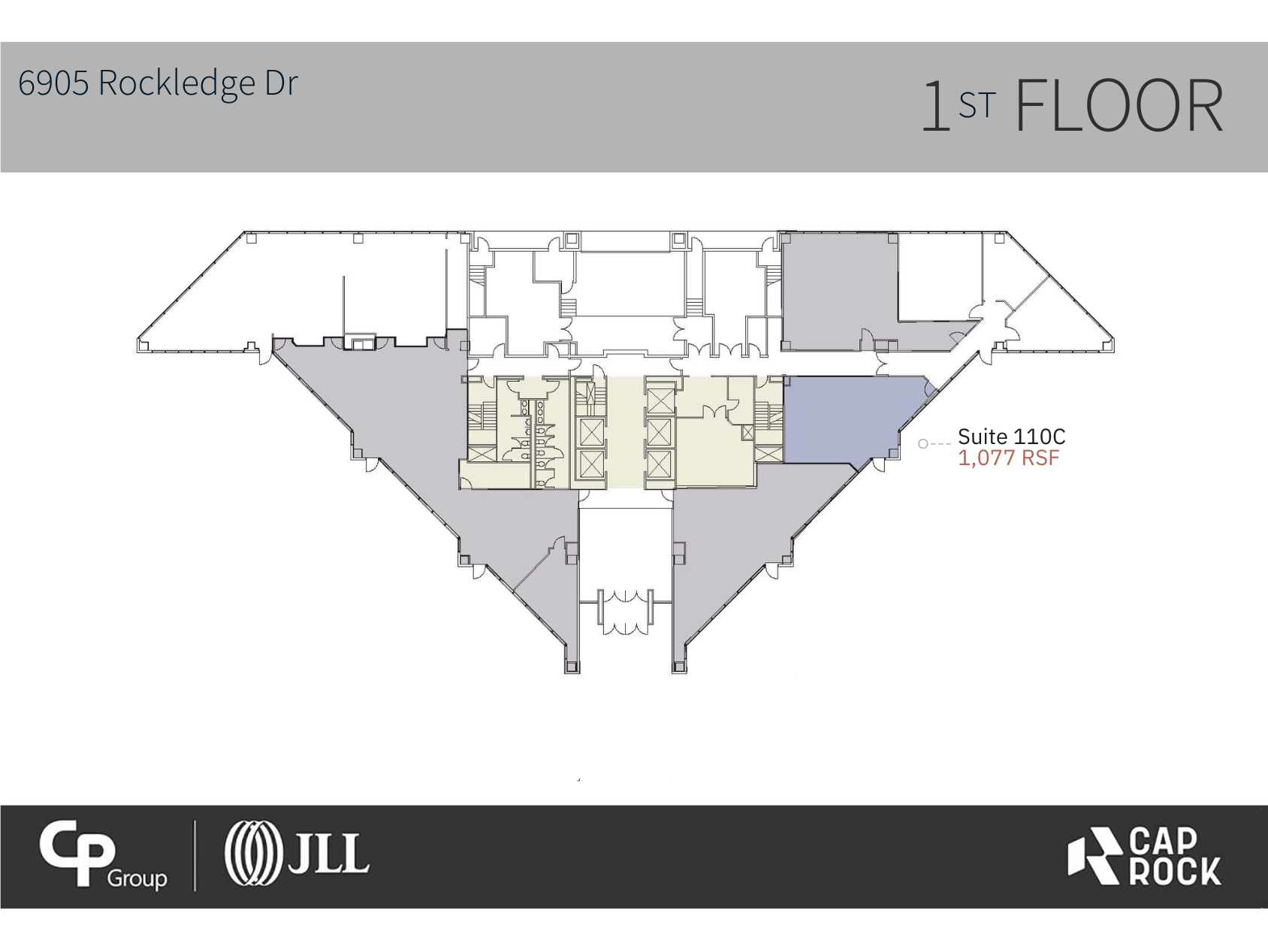 6903 Rockledge Dr, Bethesda, MD à louer Plan d’étage– Image 1 sur 1