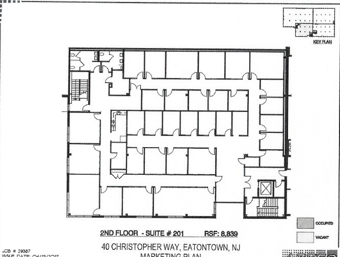 40 Christopher Way, Eatontown, NJ à louer Plan d’étage– Image 1 sur 1