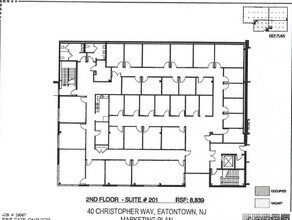 40 Christopher Way, Eatontown, NJ à louer Plan d’étage– Image 1 sur 1