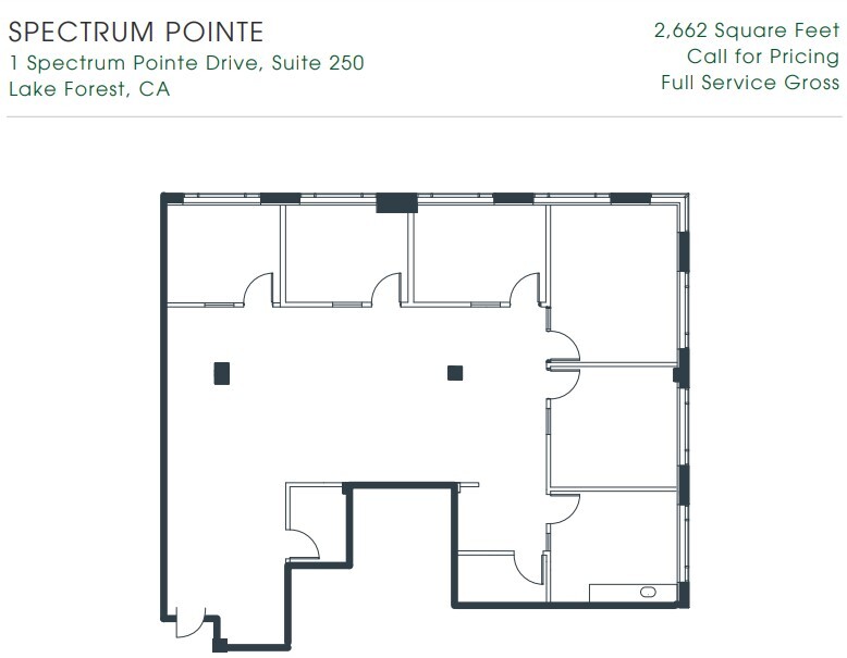 1 Spectrum Pointe Dr, Lake Forest, CA à louer Plan d’étage– Image 1 sur 1