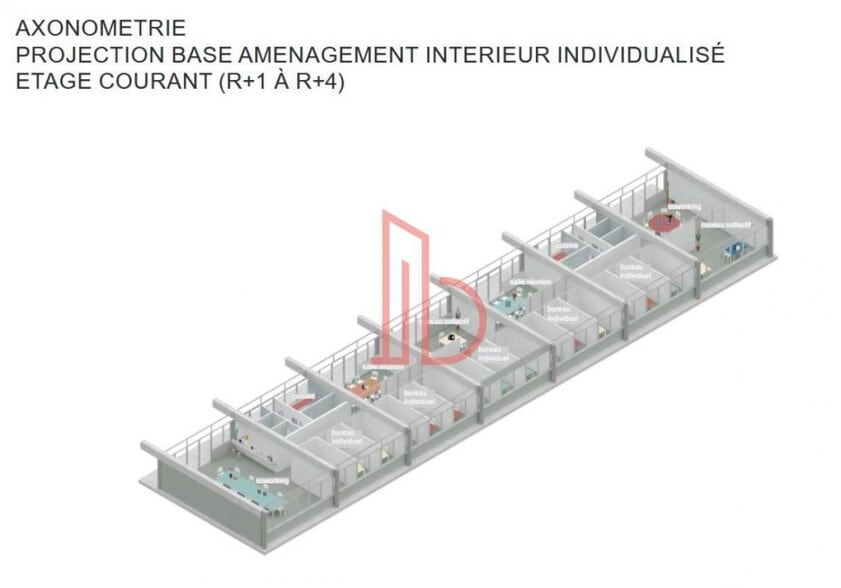 Bureau dans VILLENAVE-D'ORNON à louer - Plan d’étage – Image 3 sur 6