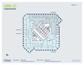 1301 McKinney St, Houston, TX à louer Plan d’étage– Image 1 sur 1