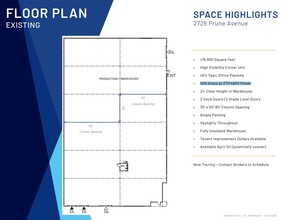 2700-2728 Prune Ave, Fremont, CA à louer Plan d’étage– Image 1 sur 1