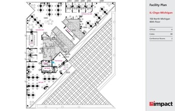150 N Michigan Ave, Chicago, IL à louer Plan d’étage– Image 1 sur 1