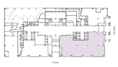 1099 14th St NW, Washington, DC à louer Plan d’étage– Image 1 sur 1