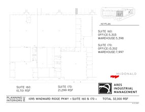 1095 Windward Ridge Pky, Alpharetta, GA à louer Plan de site– Image 1 sur 1