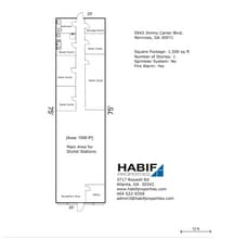 5929-5947 Jimmy Carter Blvd, Norcross, GA à louer Plan d’étage– Image 2 sur 9