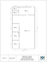 6009-6023 Memorial Dr, Stone Mountain, GA à louer Plan de site– Image 1 sur 10