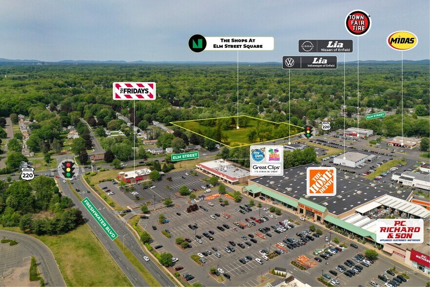 147 Elm St, Enfield, CT à louer - Aérien – Image 3 sur 5