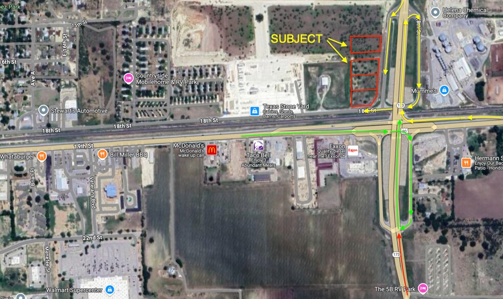 00 00 East 18th Street St, Hondo, TX à vendre - Aérien – Image 1 sur 5