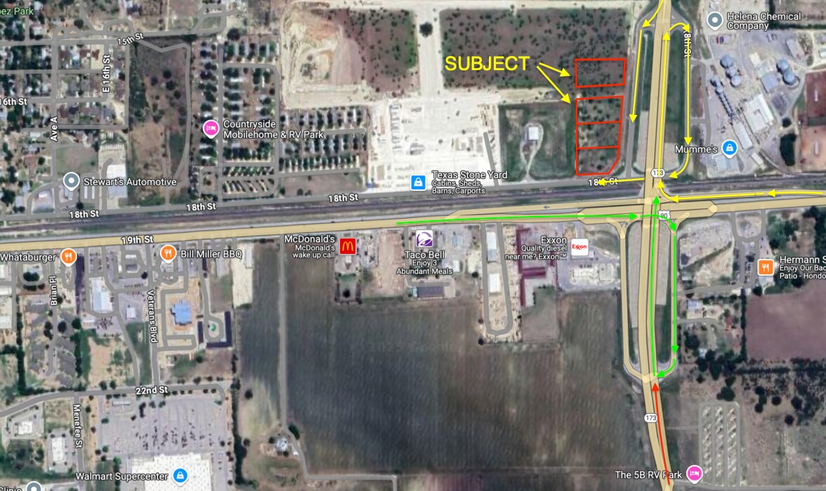 00 00 East 18th Street St, Hondo, TX à vendre Aérien– Image 1 sur 6