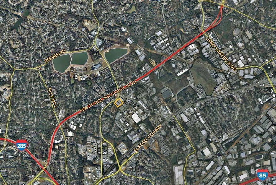 4587-4595 Winters Chapel Rd, Atlanta, GA à louer - Aérien – Image 2 sur 3