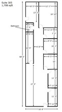 3633 W Lake Ave, Glenview, IL à louer Plan d’étage– Image 1 sur 1