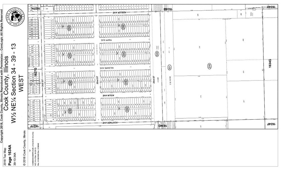 3348 S Pulaski Rd, Chicago, IL à louer - Plan cadastral – Image 2 sur 7