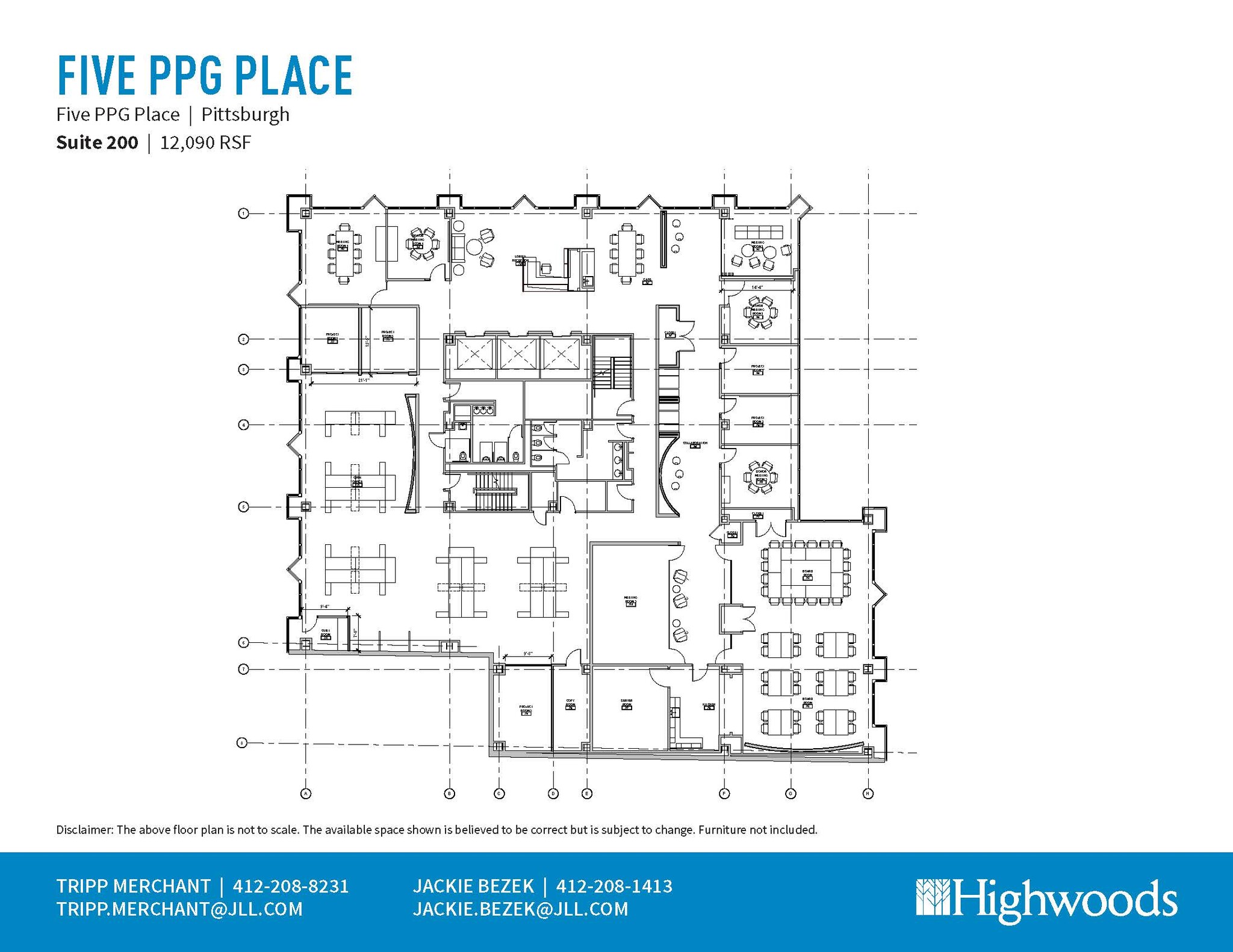 1 PPG Pl, Pittsburgh, PA à louer Plan d’étage– Image 1 sur 1