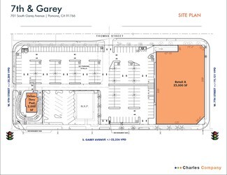 Plus de détails pour 701 S Garey Ave, Pomona, CA - Local commercial à louer