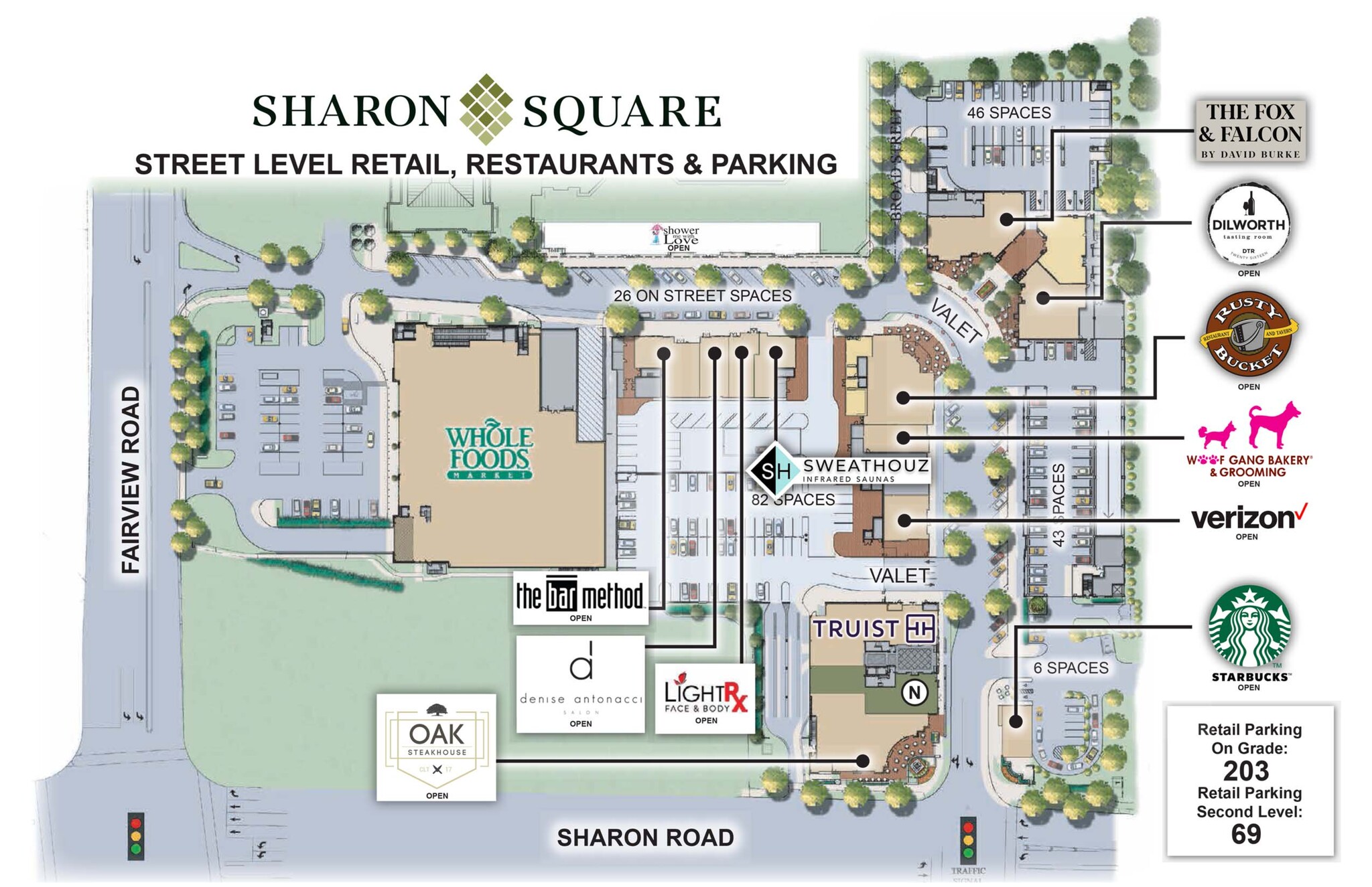 4810-4940 Ashley Park Ln, Charlotte, NC à louer Plan de site– Image 1 sur 1