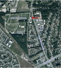 824 Greenbrier Pky, Chesapeake, VA - Vue aérienne  vue de carte