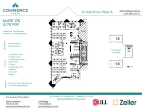 2015 Spring Rd, Oak Brook, IL à louer Plan d’étage– Image 2 sur 4