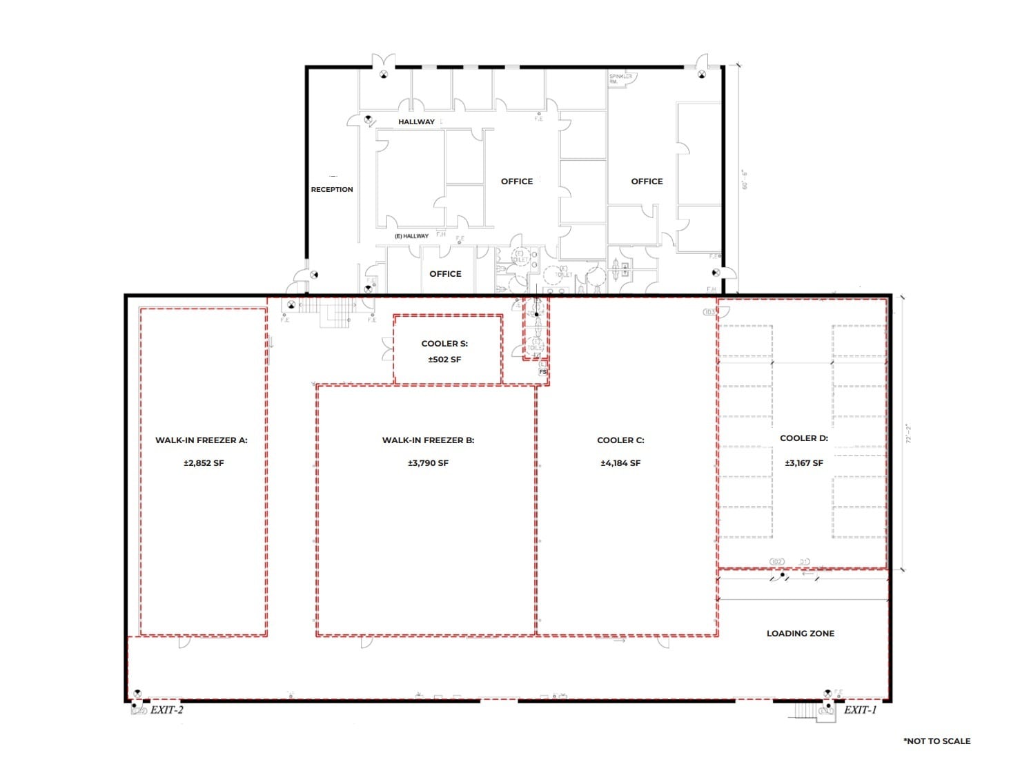 6820-6830 E Washington Blvd, Commerce, CA à vendre Plan d’étage– Image 1 sur 1