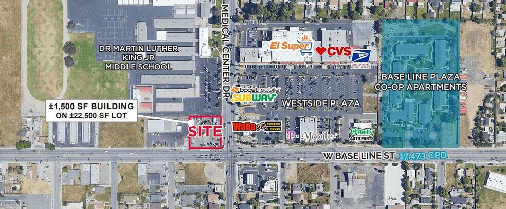 200 W Base Line St, San Bernardino, CA à louer - Aérien – Image 2 sur 2