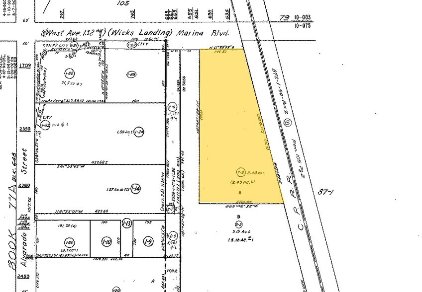 635 Marina Blvd, San Leandro, CA à vendre - Plan cadastral – Image 2 sur 5