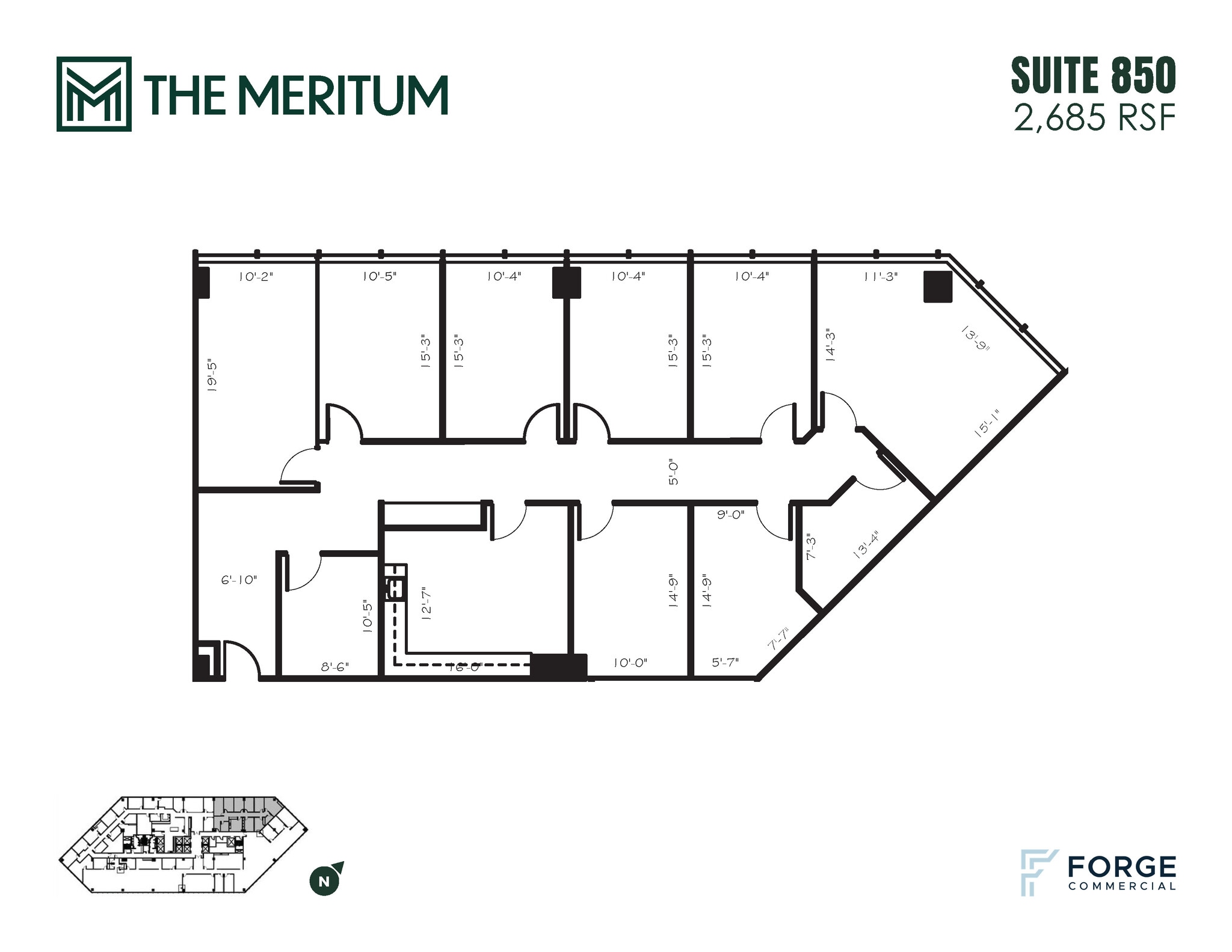 12221 Merit Dr, Dallas, TX à louer Plan d’étage– Image 1 sur 1
