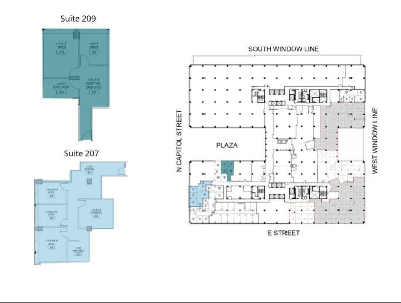 400-444 N Capitol St NW, Washington, DC à louer Plan d’étage– Image 1 sur 1