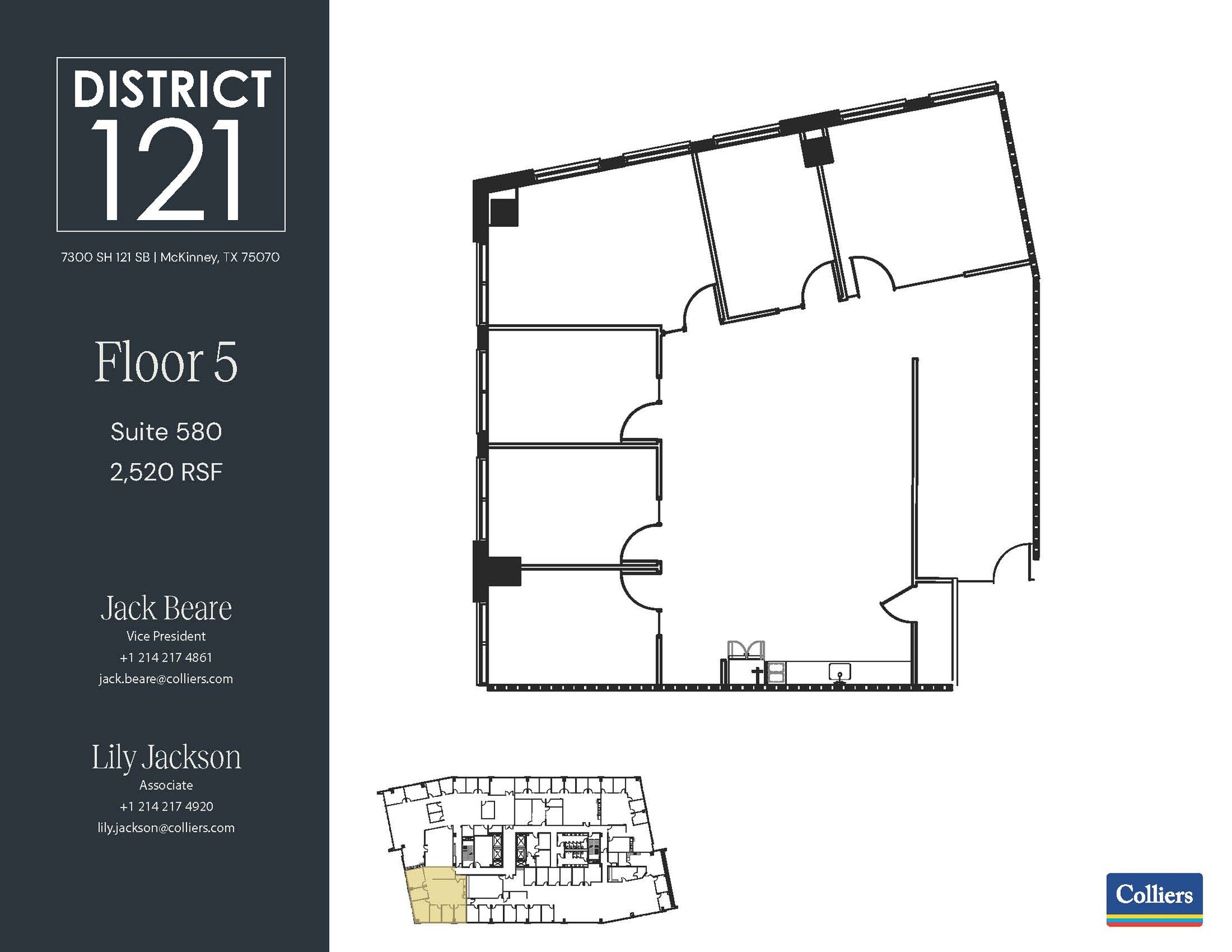 7300 SH 121 SB, McKinney, TX à louer Plan d’étage– Image 1 sur 1