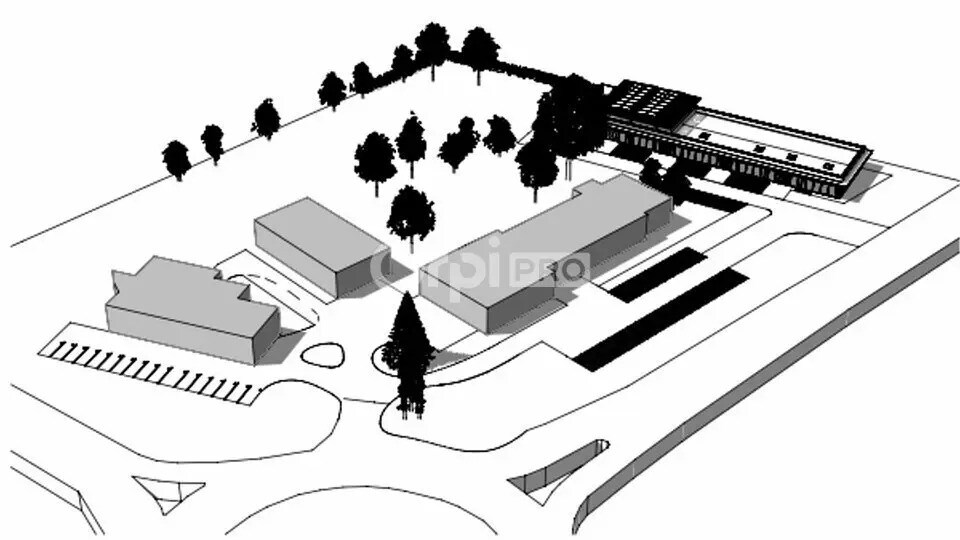 Bureau dans Idron à louer - Plan de site – Image 1 sur 2