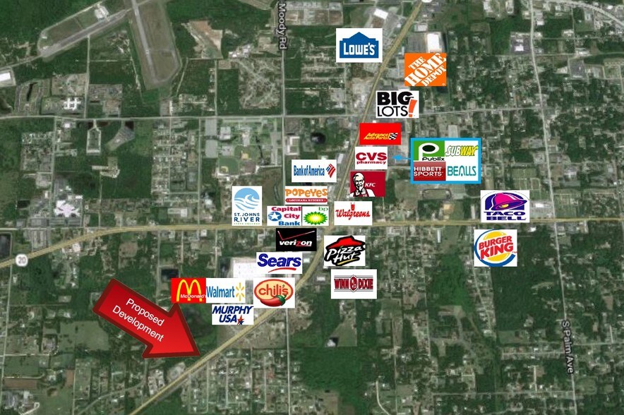 1040-1048 State Road 19 S, Palatka, FL à louer - Aérien – Image 2 sur 4