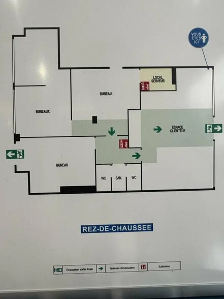 Local commercial dans Levallois-Perret à louer - Plan d’étage – Image 2 sur 6