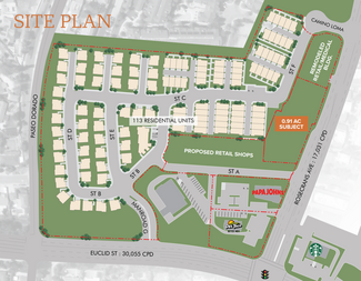 Plus de détails pour Rosecrans, Fullerton, CA - Terrain à louer
