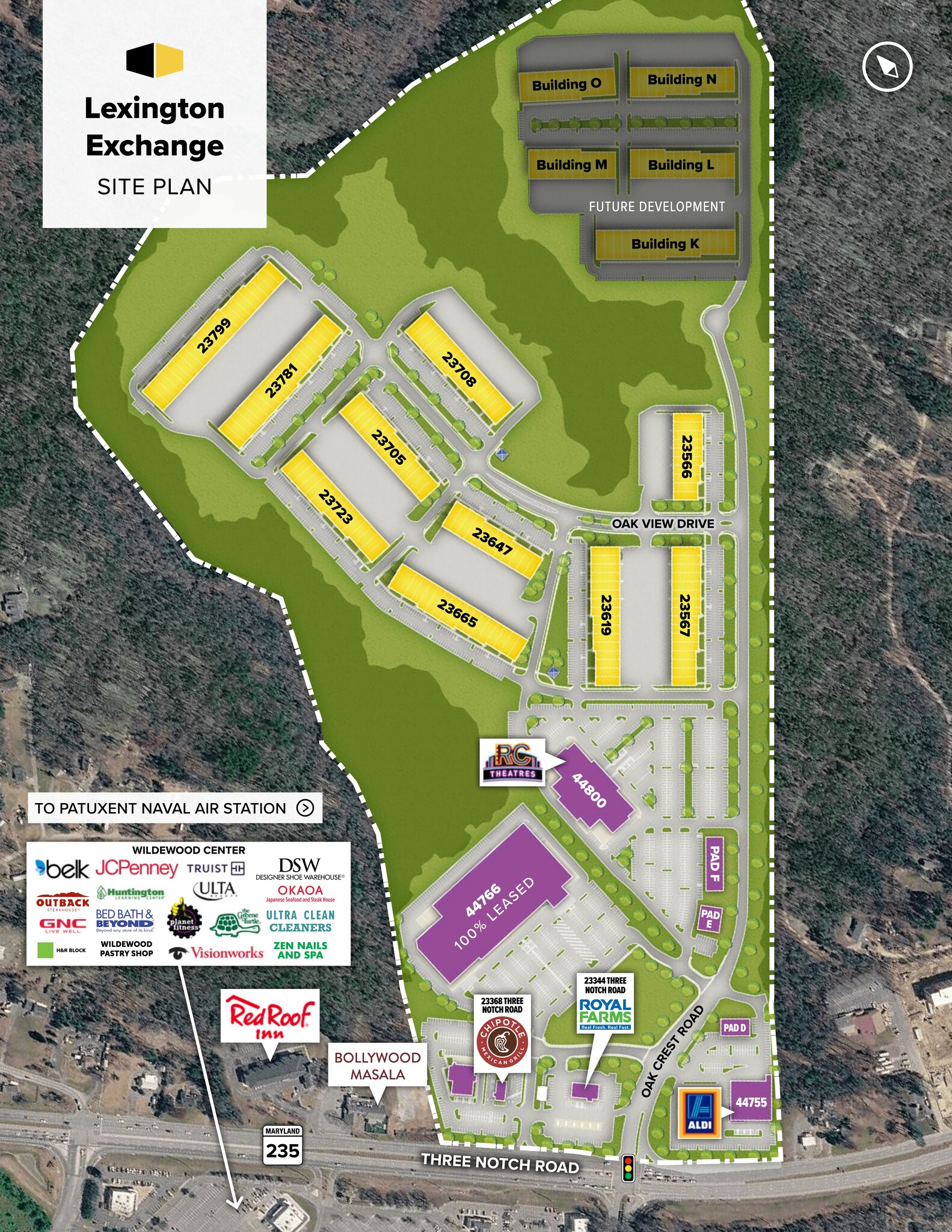 Three Notch Rd, California, MD à louer Plan de site– Image 1 sur 1