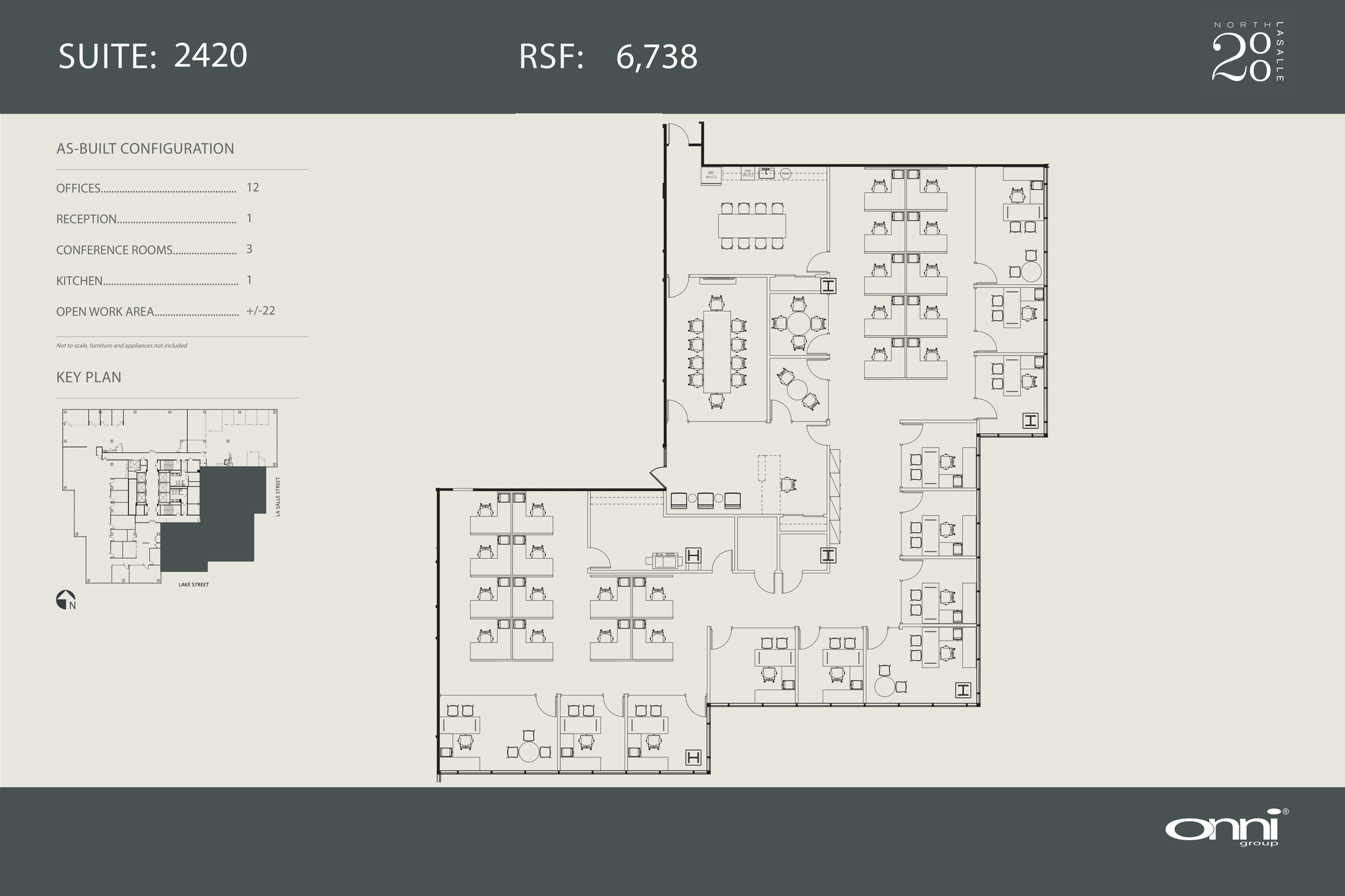 200 N LaSalle St, Chicago, IL à louer Plan d’étage– Image 1 sur 1