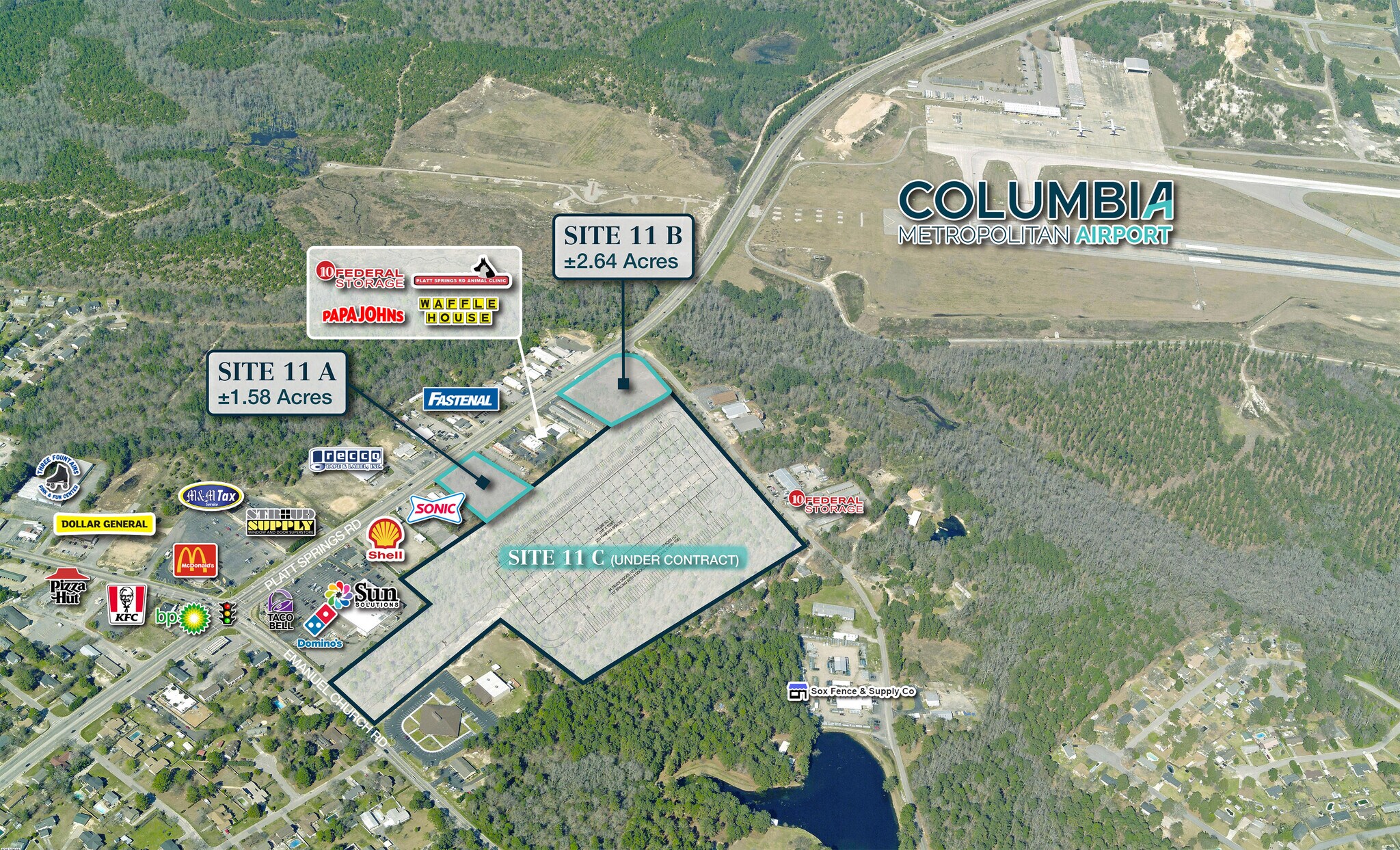 Platt Springs Rd West Parcel, West Columbia, SC à vendre Photo de l’immeuble– Image 1 sur 5
