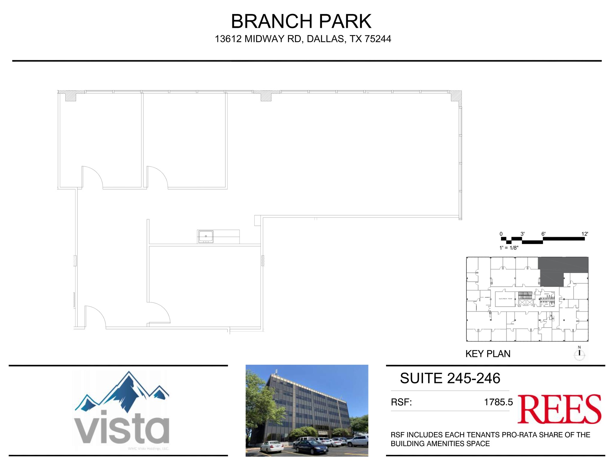 13740 Midway Rd, Farmers Branch, TX à louer Plan de site– Image 1 sur 1