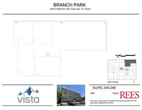 13740 Midway Rd, Farmers Branch, TX à louer Plan de site– Image 1 sur 1