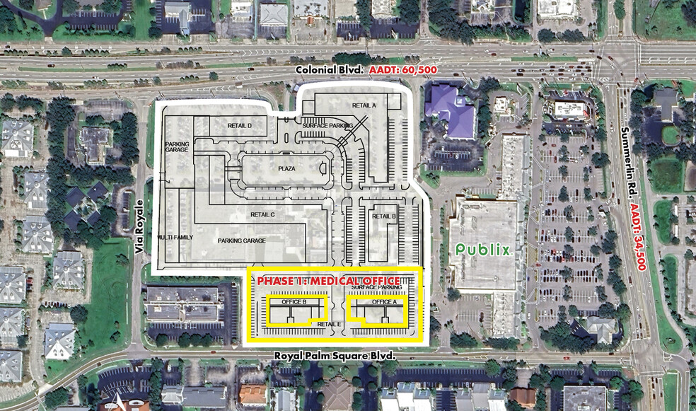 1380-1400 Colonial Blvd, Fort Myers, FL à louer - Plan de site – Image 1 sur 4